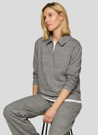 T-shirts lange mouw grijs Rabe