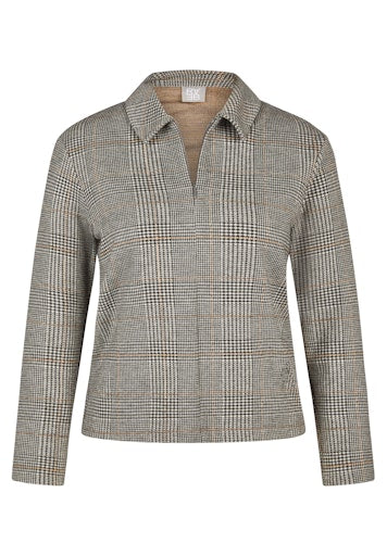 T-shirts lange mouw grijs Rabe