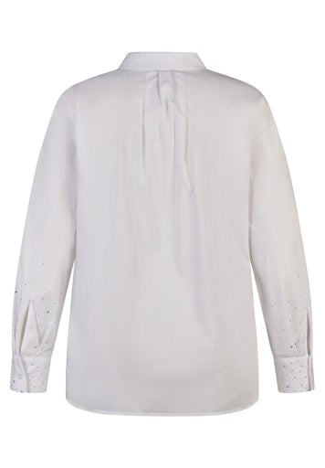 Blouses lange mouw wit Rabe