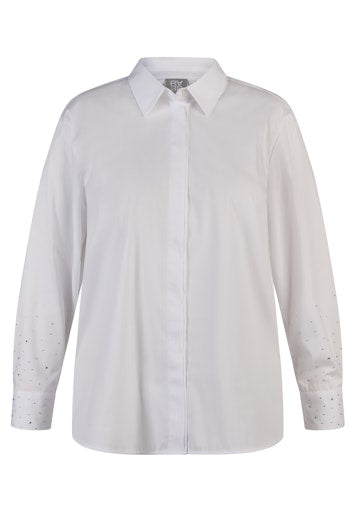 Blouses lange mouw wit Rabe