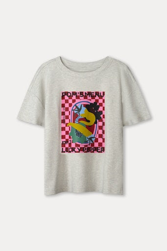 T-shirts korte mouw grijs POM Amsterdam