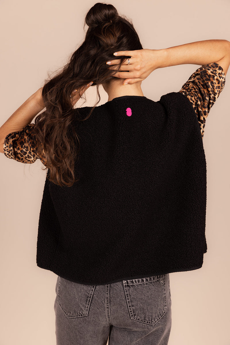 Bodywarmers zwart Four Roses