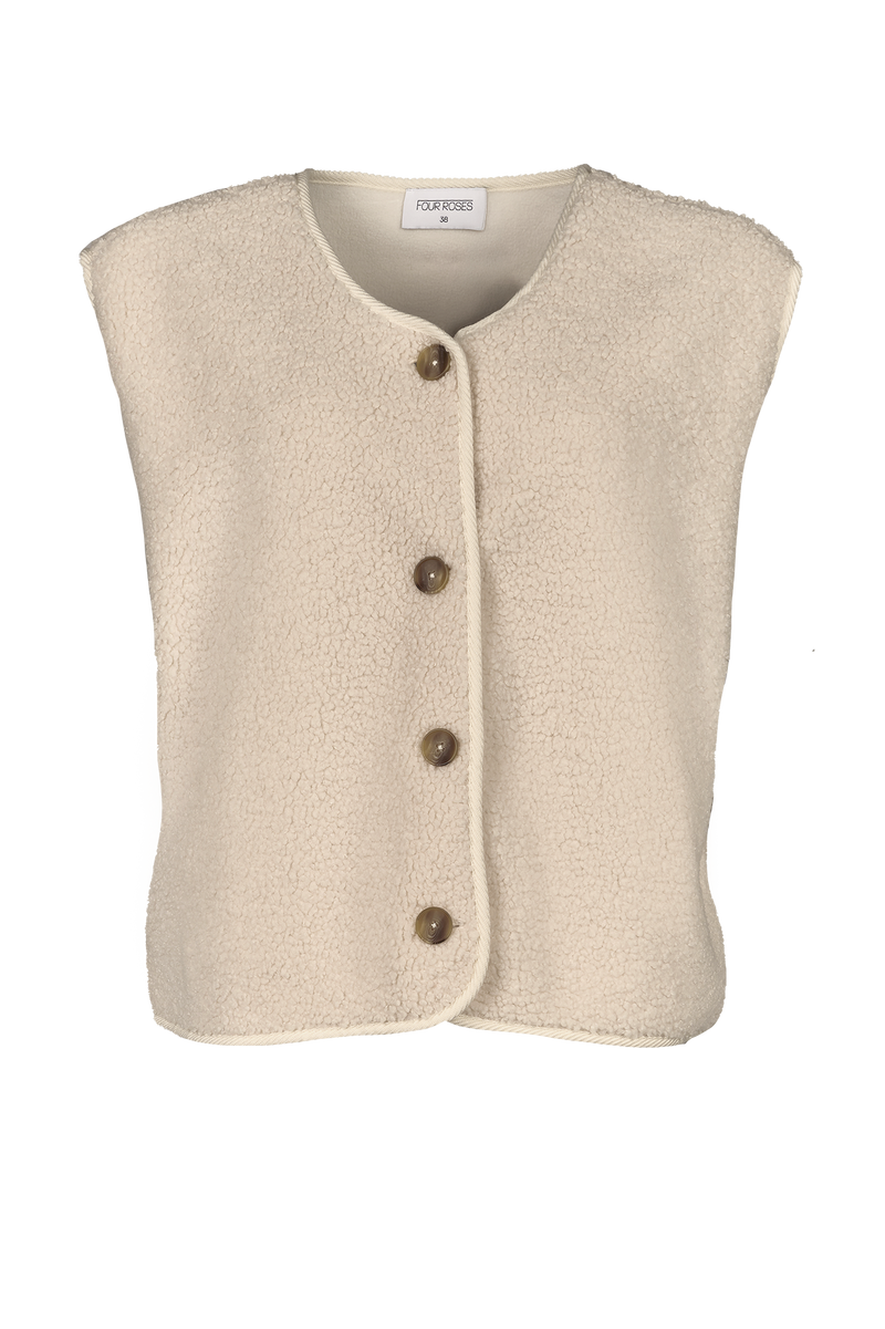 Bodywarmers beige Four Roses