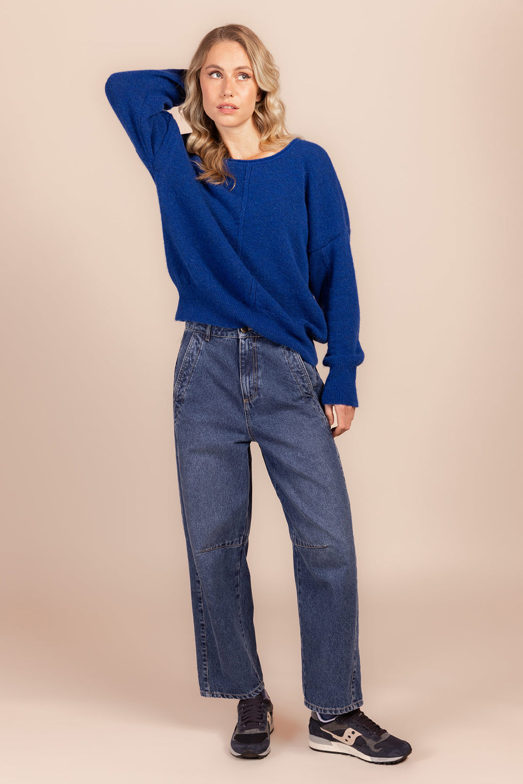 Sweaters blauw Four Roses