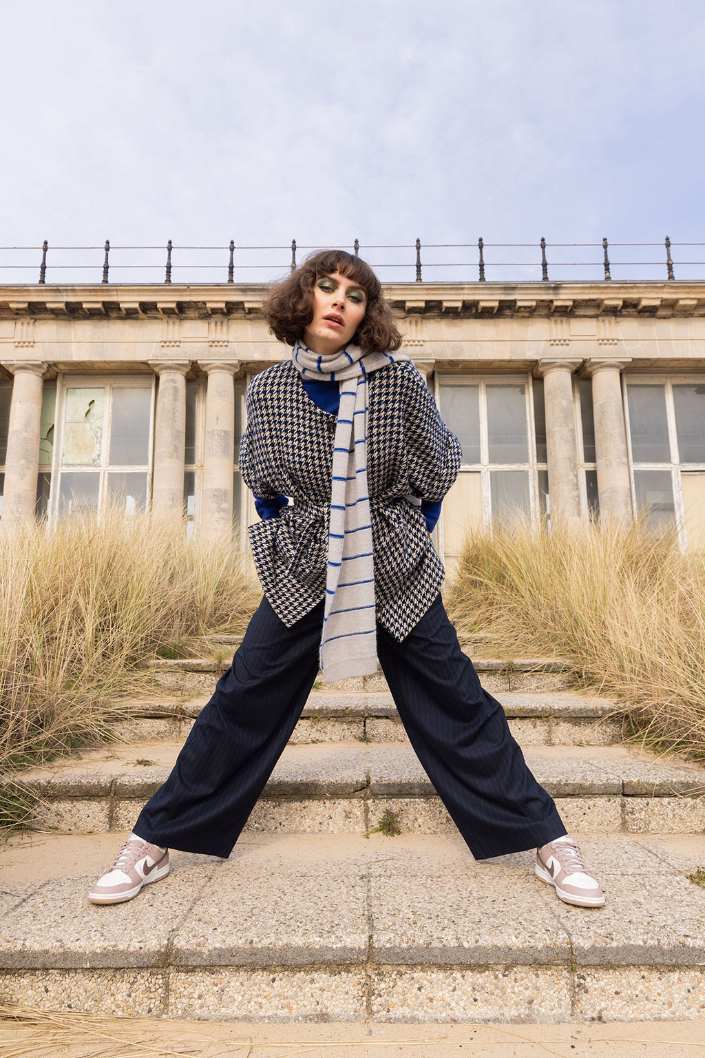 Broeken navy Four Roses