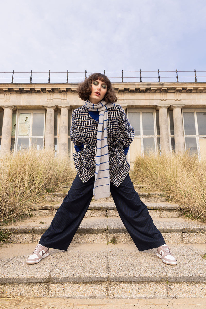 Broeken navy Four Roses