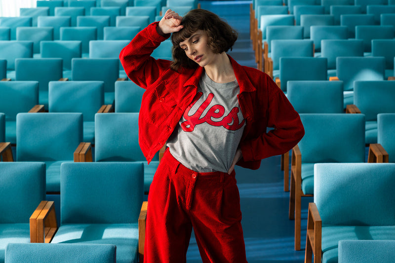 T-shirts korte mouw grijs Four Roses