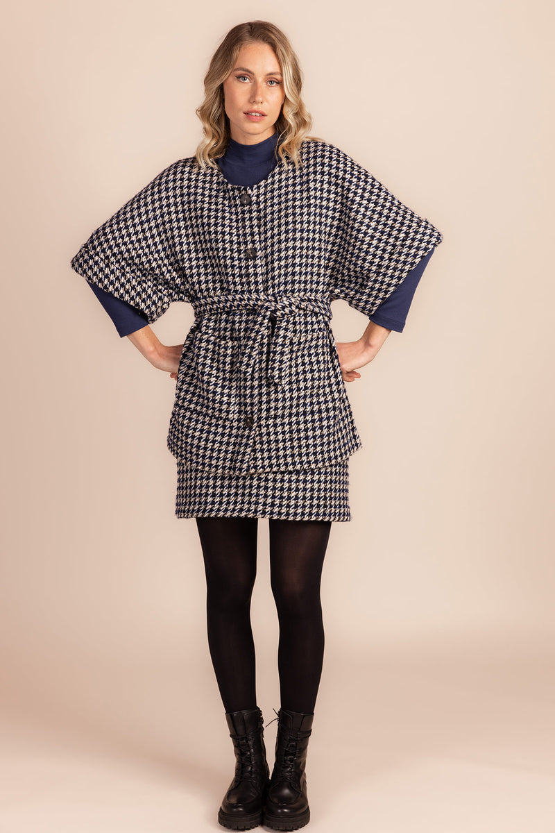 Rokken navy Four Roses