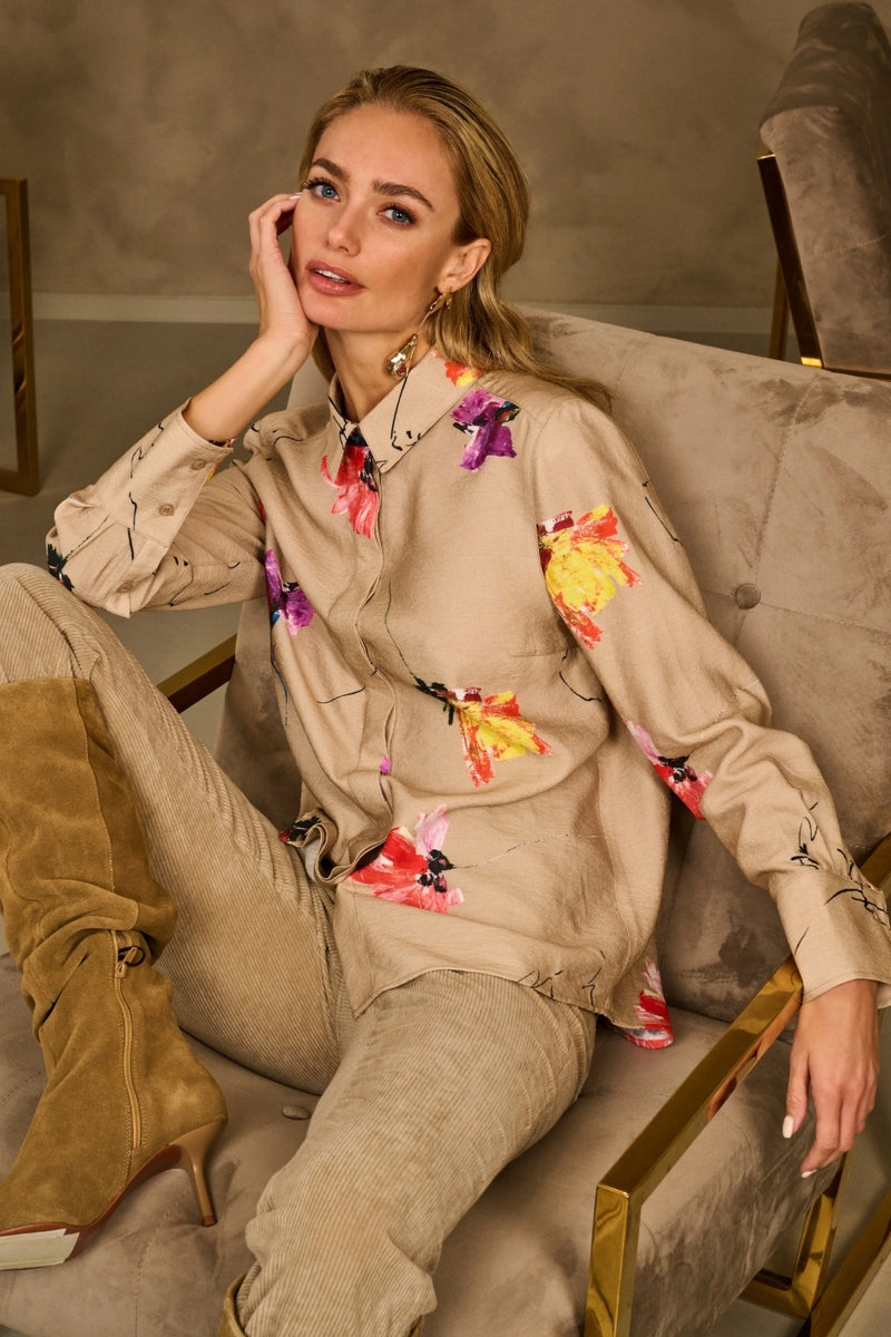 Blouses lange mouw multicolor Due Amanti