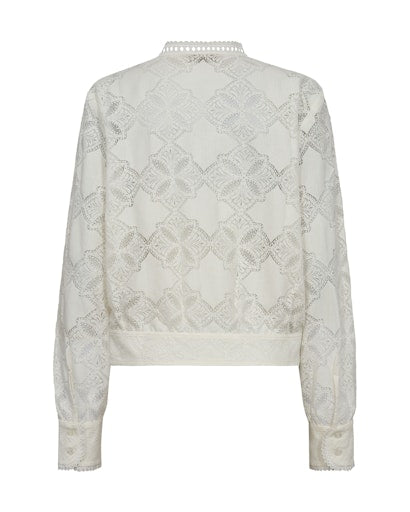Blouses lange mouw beige MOS MOSH