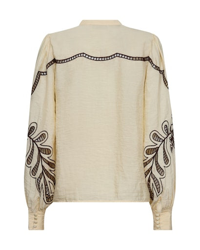 Blouses lange mouw bruin MOS MOSH