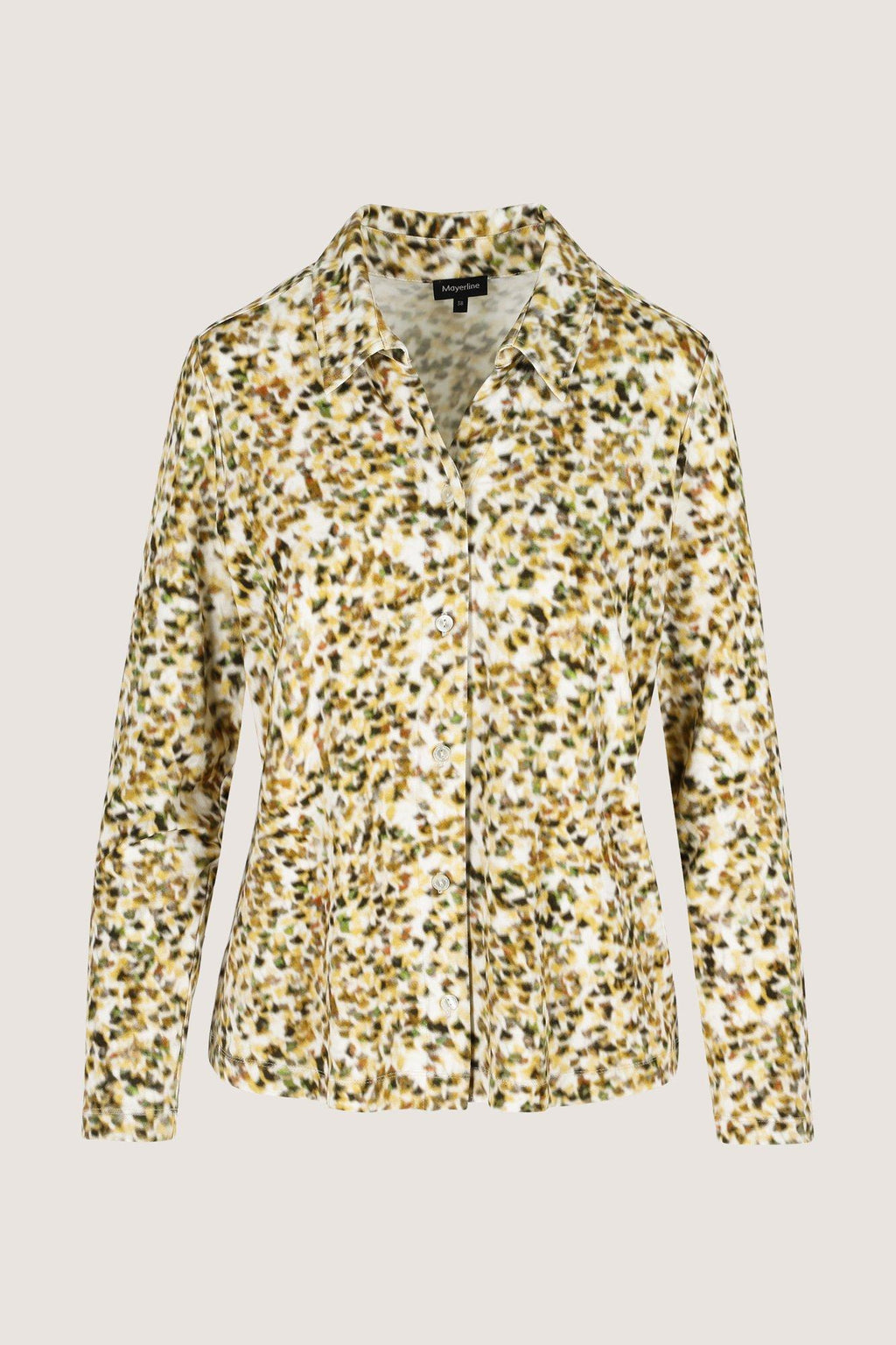 Blouses lange mouw beige Mayerline