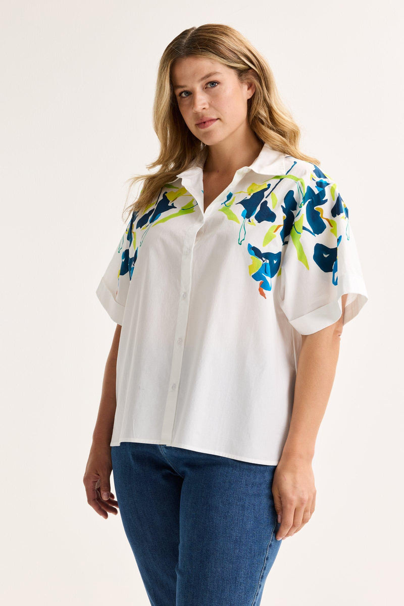 Blouses korte mouw wit Mayerline