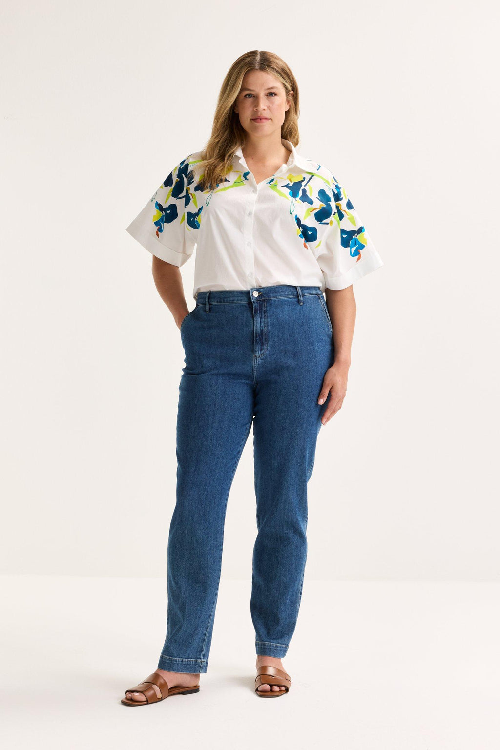 Jeans blauw Mayerline