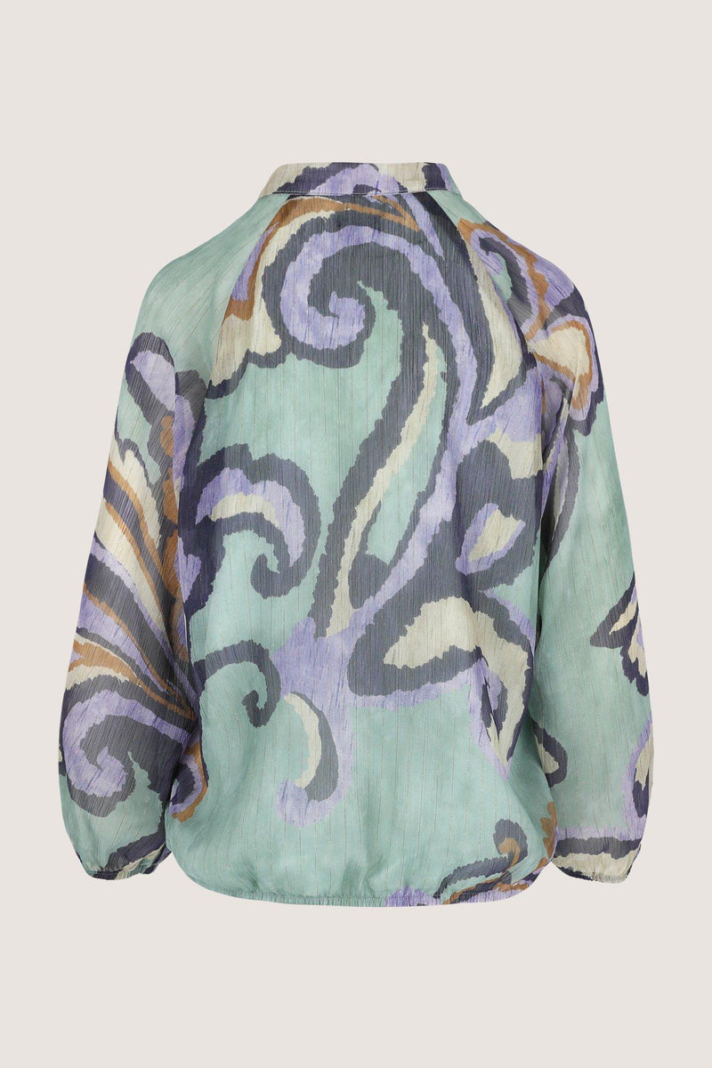 Blouses lange mouw groen Mayerline