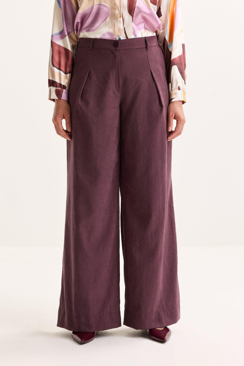 Broeken paars Mayerline