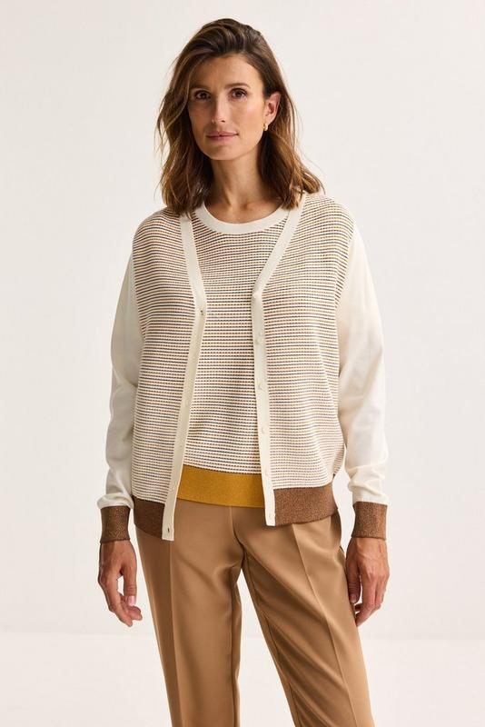 Cardigans wit Mayerline