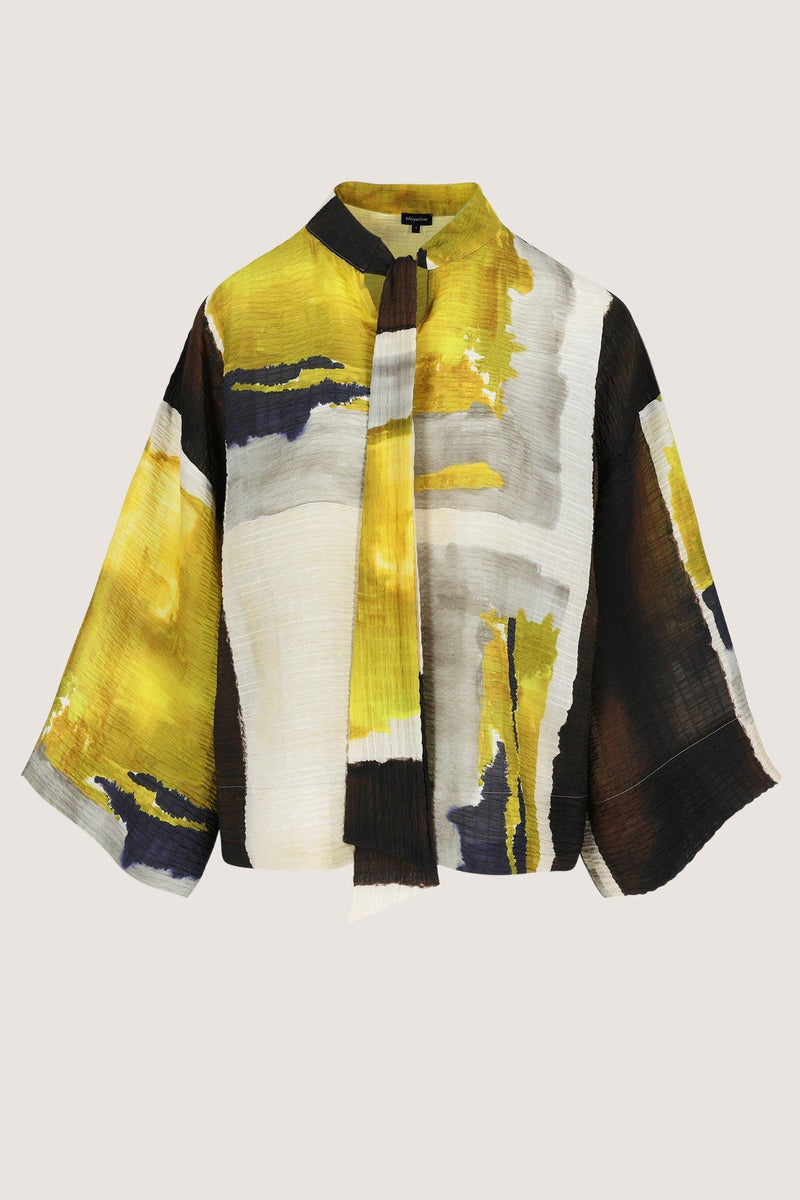 Blouses lange mouw bruin Mayerline