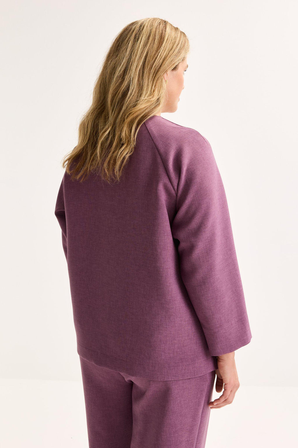 Blouses lange mouw paars Mayerline