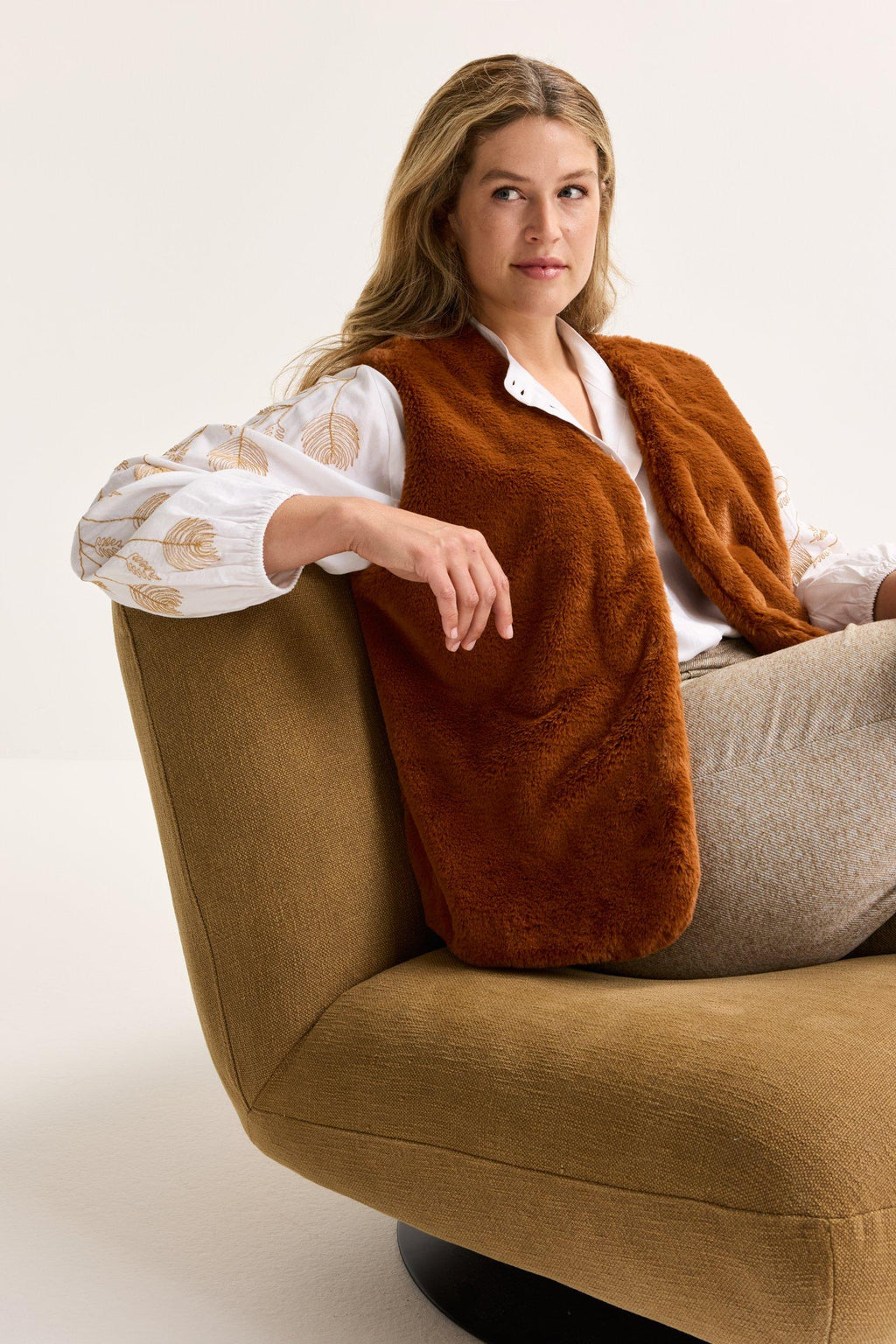 Bodywarmers bruin Mayerline