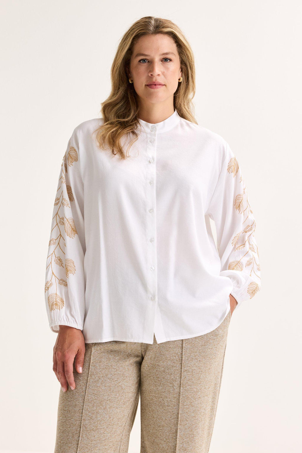 Blouses lange mouw wit Mayerline