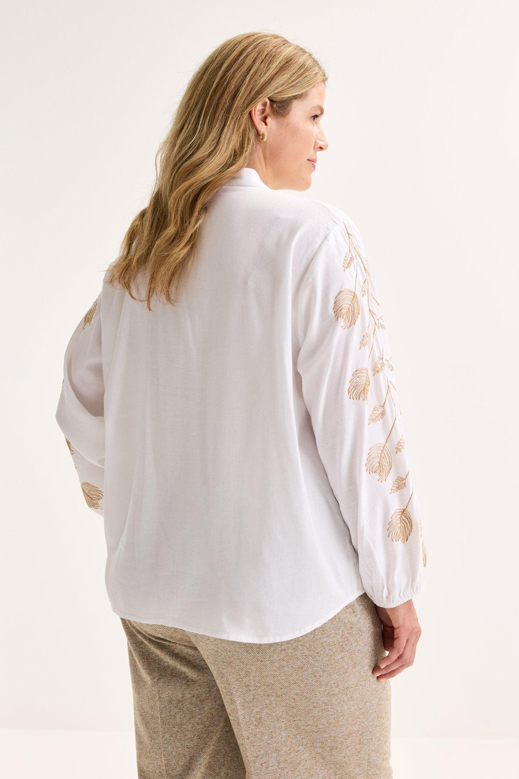 Blouses lange mouw wit Mayerline