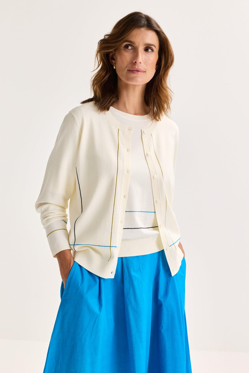 Cardigans wit Mayerline