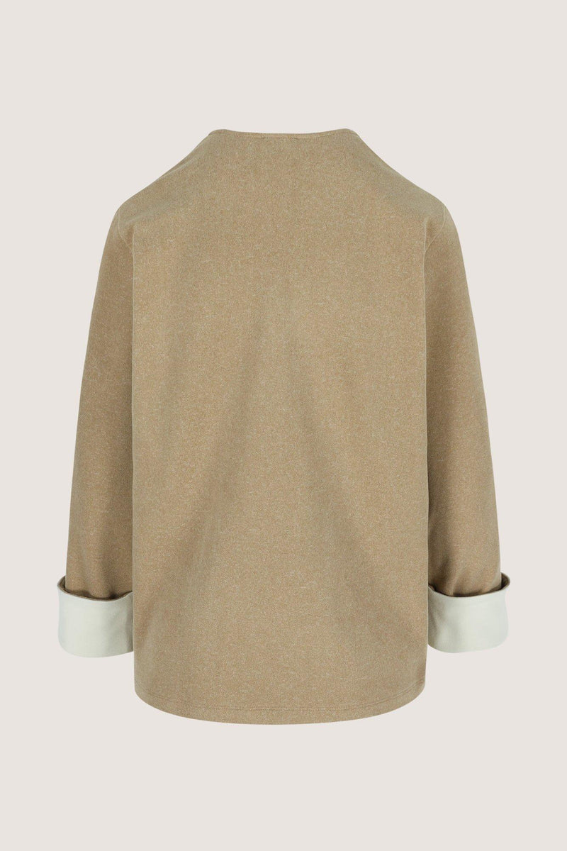 Blouses lange mouw beige Mayerline
