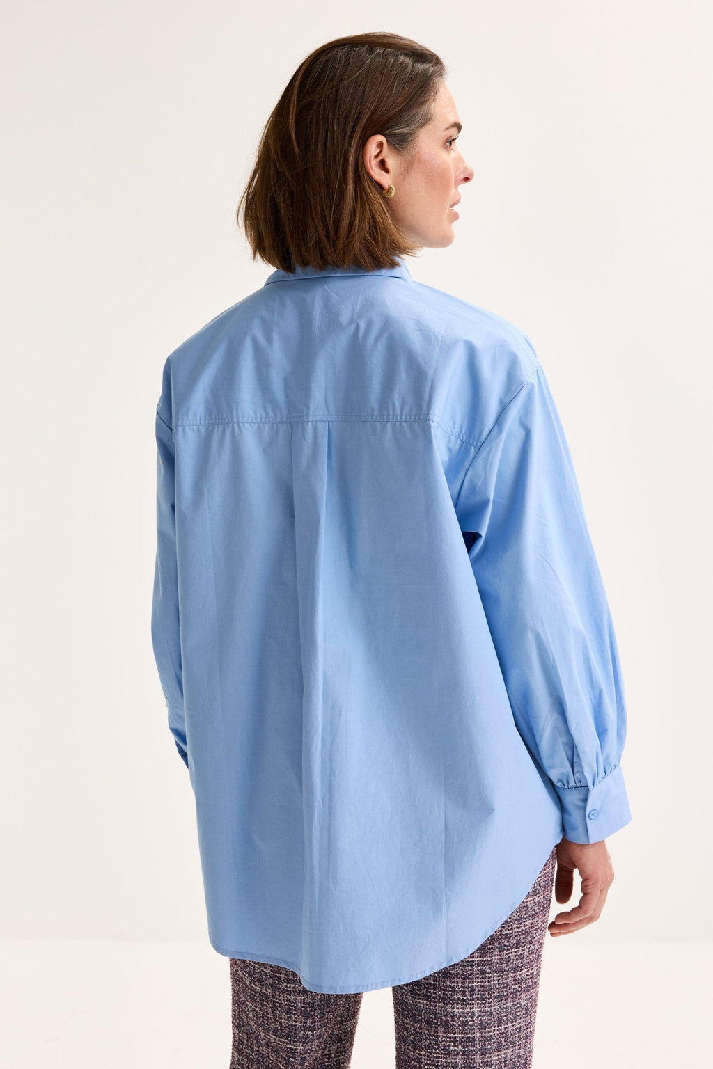 Blouses lange mouw blauw Mayerline