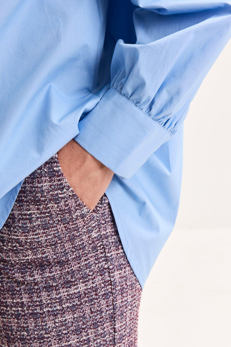 Blouses lange mouw blauw Mayerline