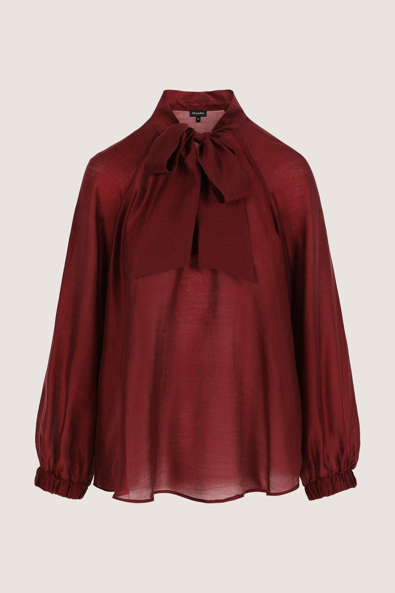 Blouses lange mouw rood Mayerline