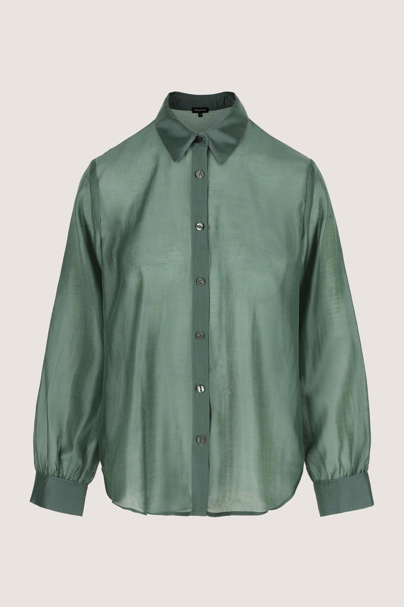 Blouses lange mouw groen Mayerline