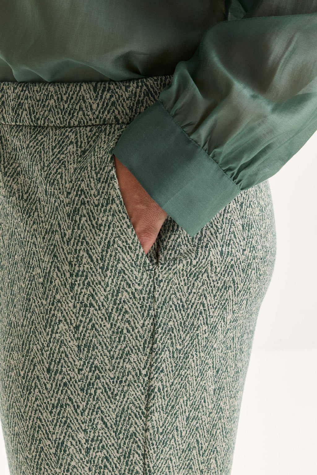 Broeken groen Mayerline