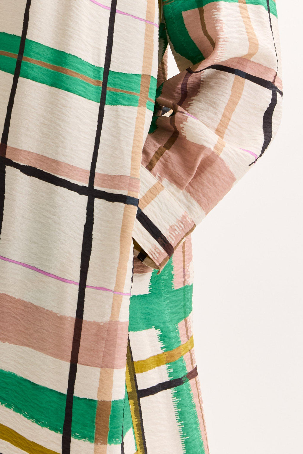 Jurken lange mouw beige Mayerline