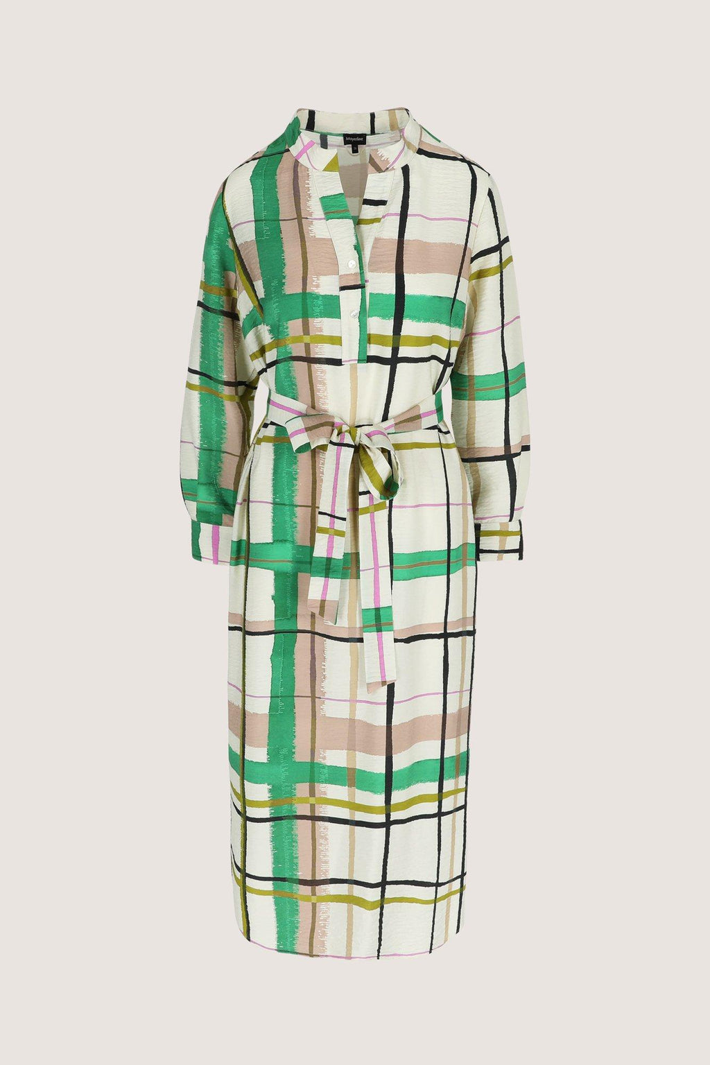 Jurken lange mouw beige Mayerline