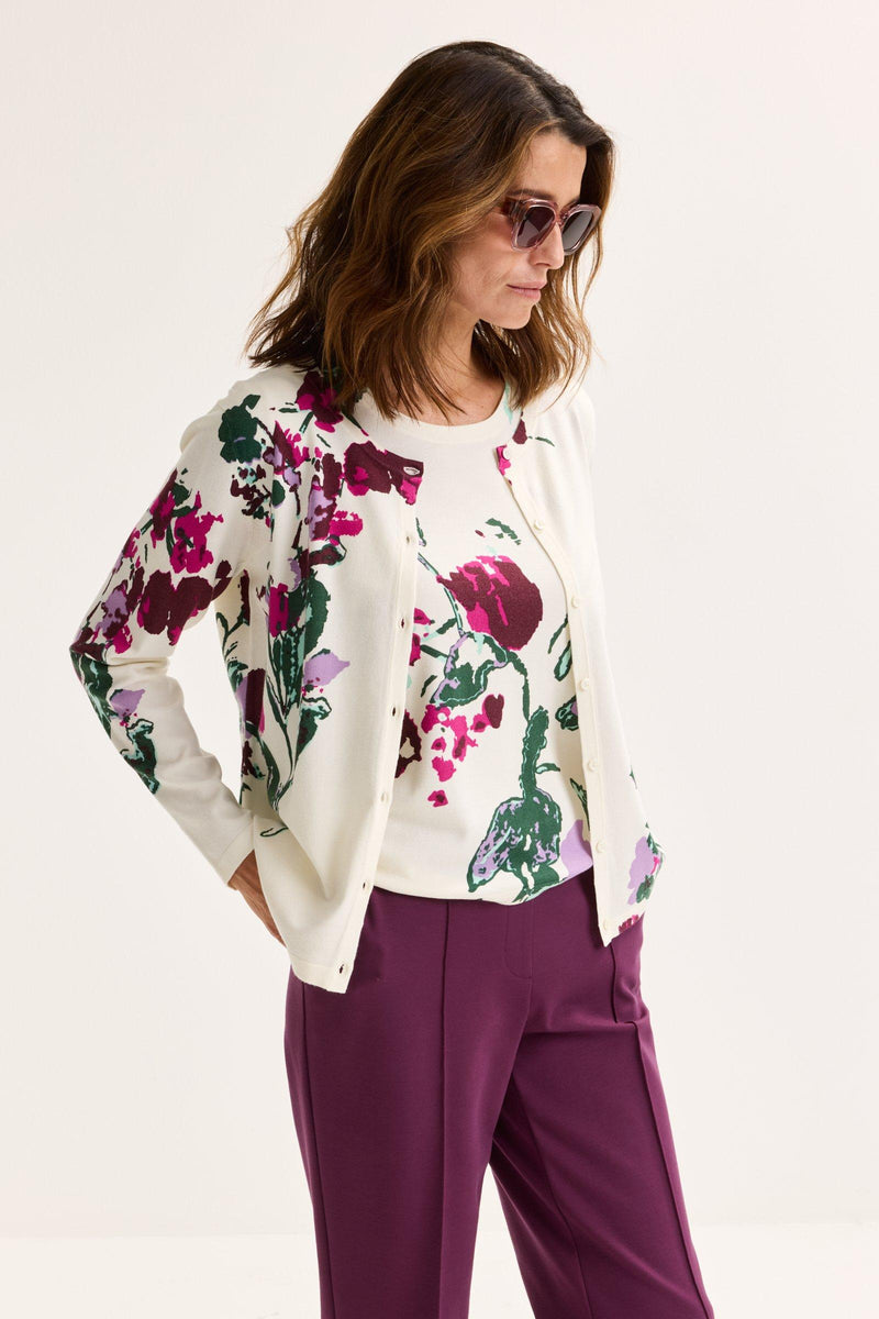 Cardigans wit Mayerline