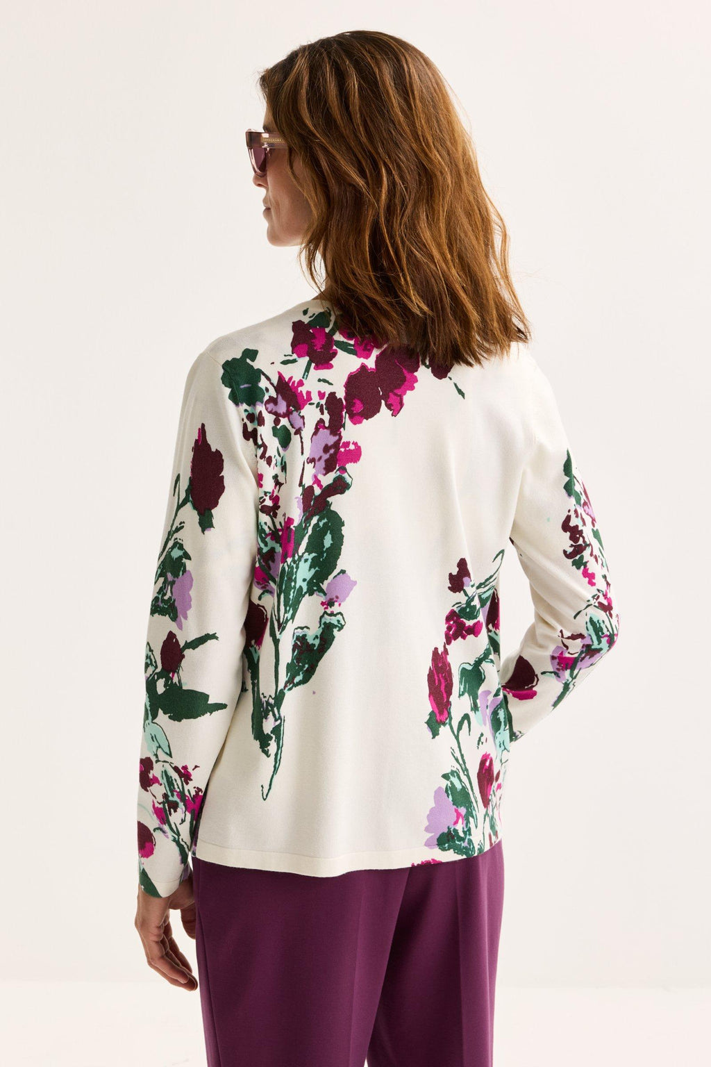 Cardigans wit Mayerline