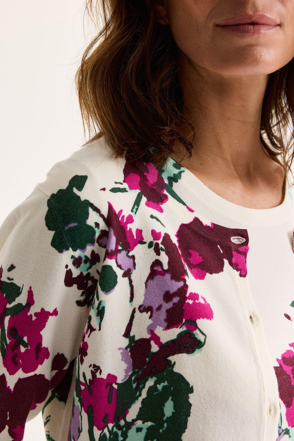 Cardigans wit Mayerline