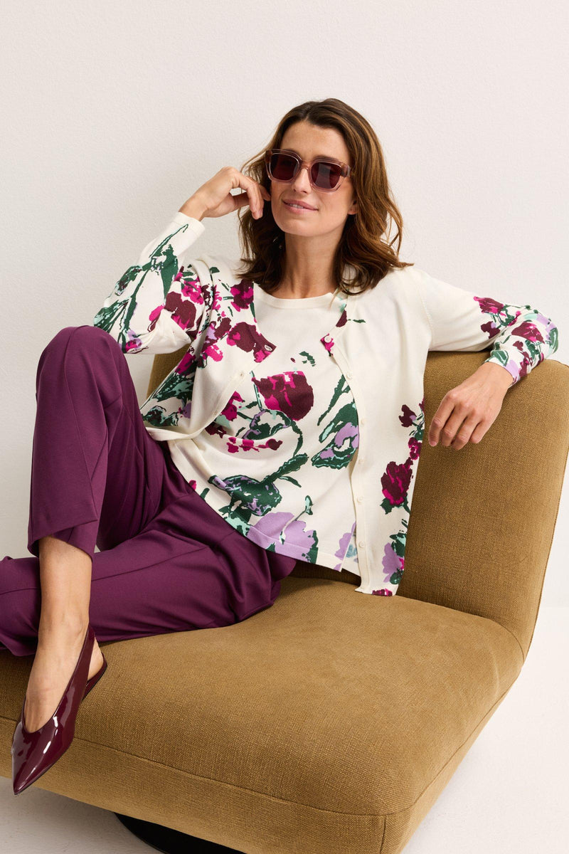 Cardigans wit Mayerline