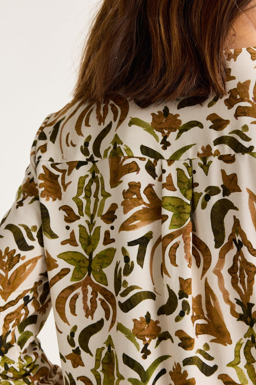 Blouses lange mouw beige Mayerline