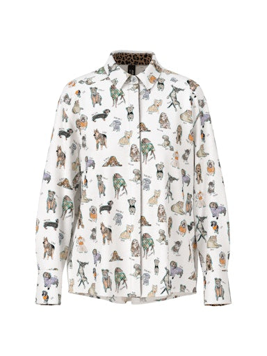 Blouses lange mouw wit Marc Cain Sports