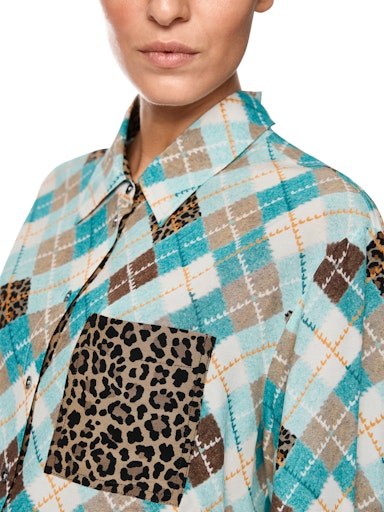 Blouses lange mouw blauw Marc Cain Sports