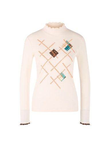 T-shirts lange mouw wit Marc Cain Sports