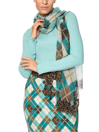 Sjaals blauw Marc Cain Sports