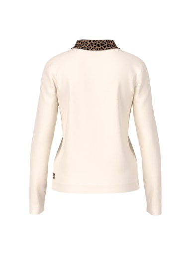 Polo's lange mouw wit Marc Cain Sports