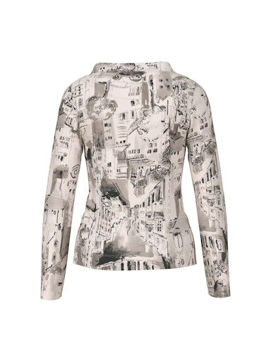 T-shirts lange mouw grijs Marc Cain