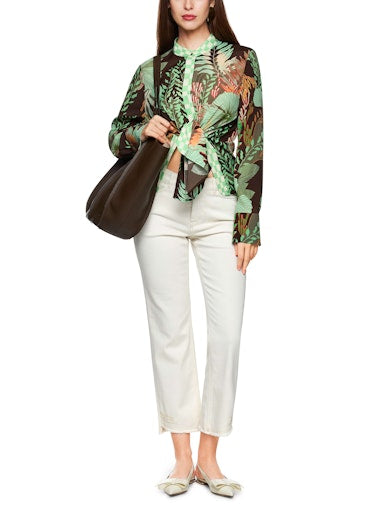 Blouses lange mouw groen Marc Cain