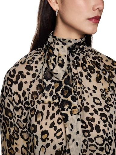 Blouses lange mouw bruin Marc Cain