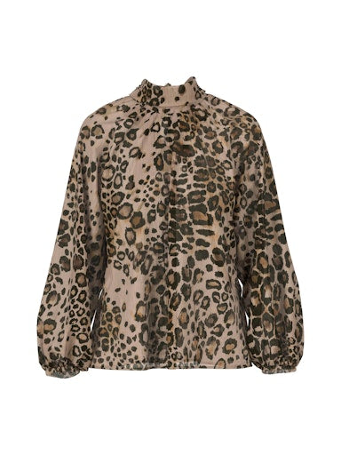 Blouses lange mouw bruin Marc Cain