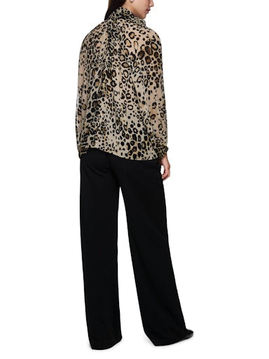 Blouses lange mouw bruin Marc Cain